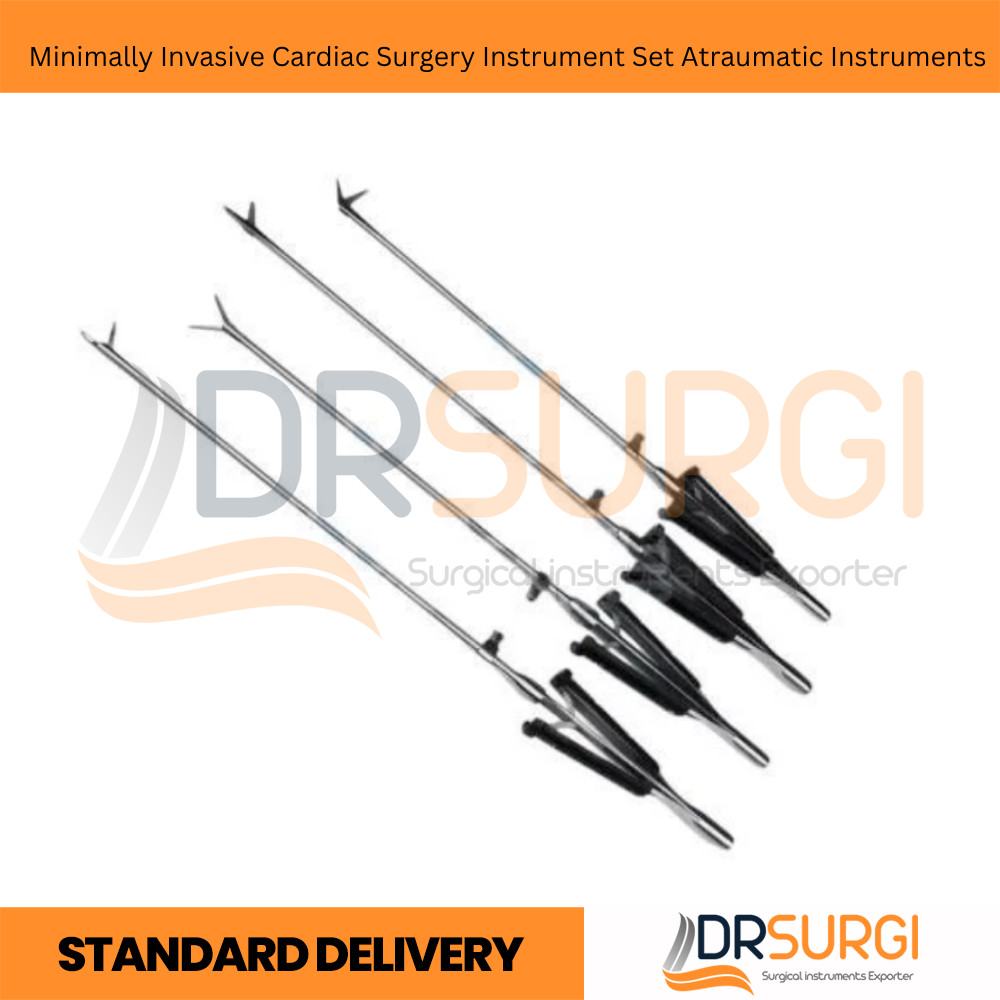 Minimally Invasive Cardiac Surgery Instrument Set Atraumatic Instruments