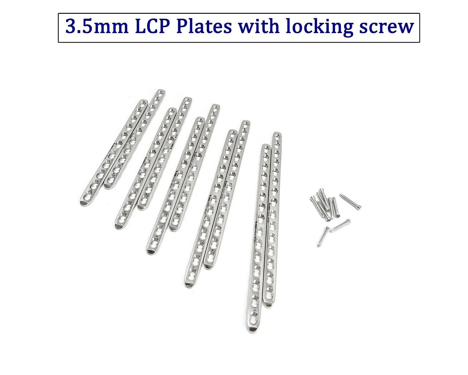 veterinary 3.5mm locking plates lot of 46 pc
