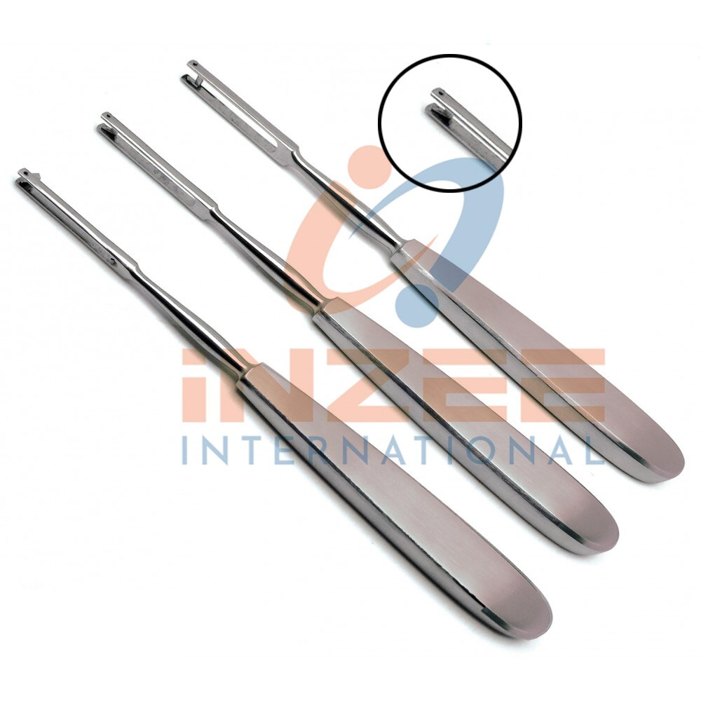 Set of 3 Ballenger Swivel Knife, 7.75″, Straight Surgical instruments By Inzee