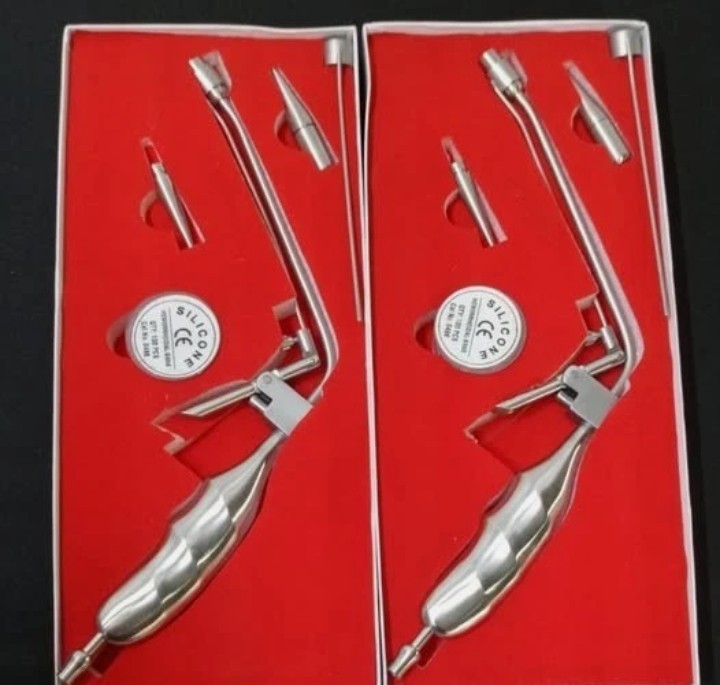 2Pcs Hemorrhoid Suction Ligator Rectal Surgical Instrument STR+ANGLE DOWN+UP