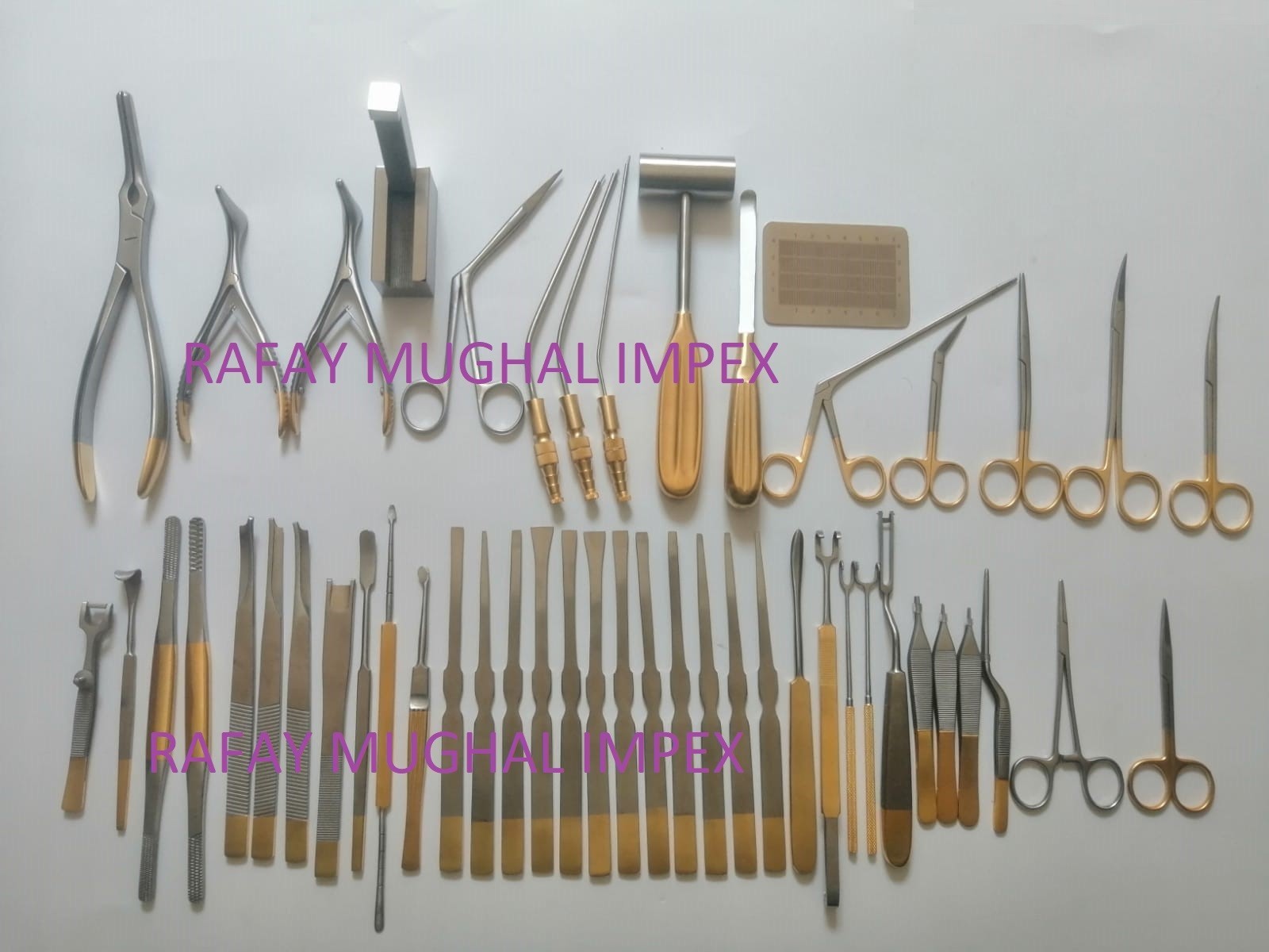 Rhinoplasty Instruments Set 50 PCS ENT Plastic Surgery Nose Surgical Kit
