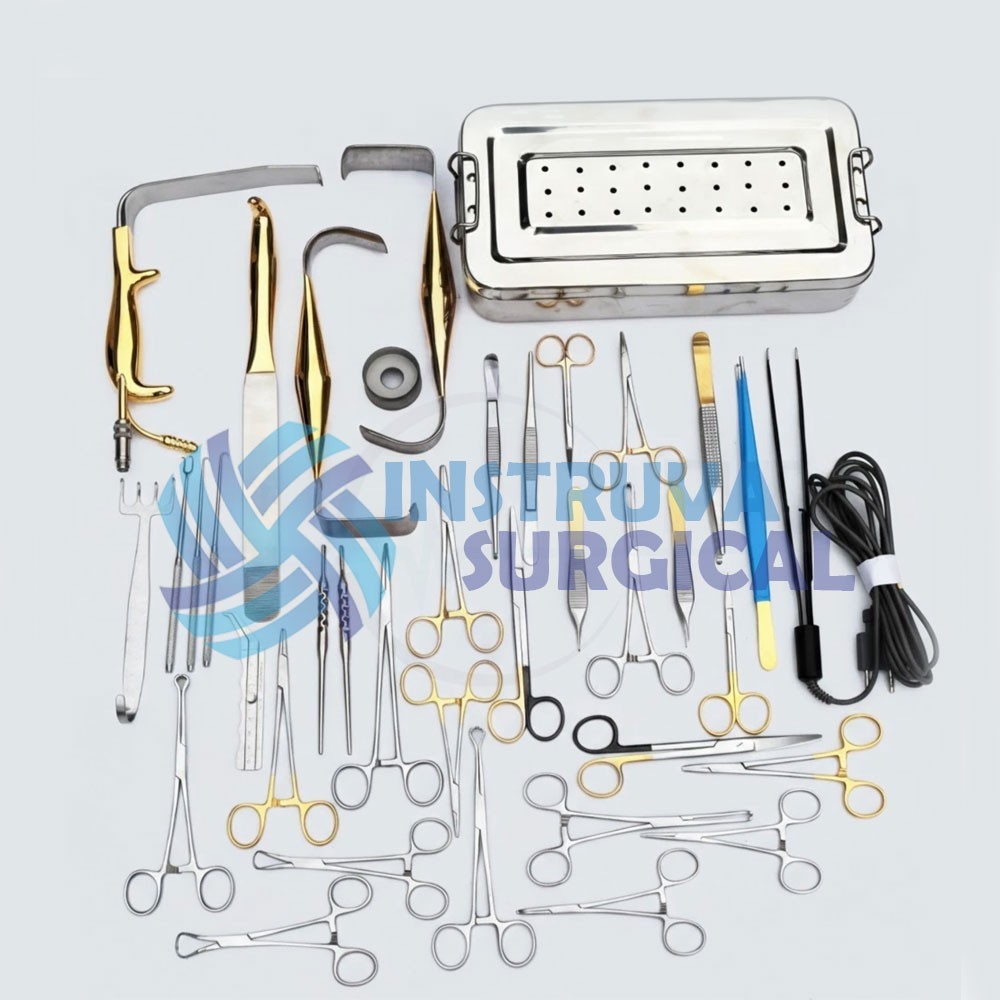 Tebbetts Breast Surgery Instruments Set of 38Pcs Tebbereast Augmentation Surgery