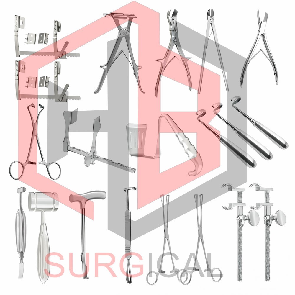 Chest Instrument Set of 21Pcs, Chest Surgery Set Thoracic surgery set