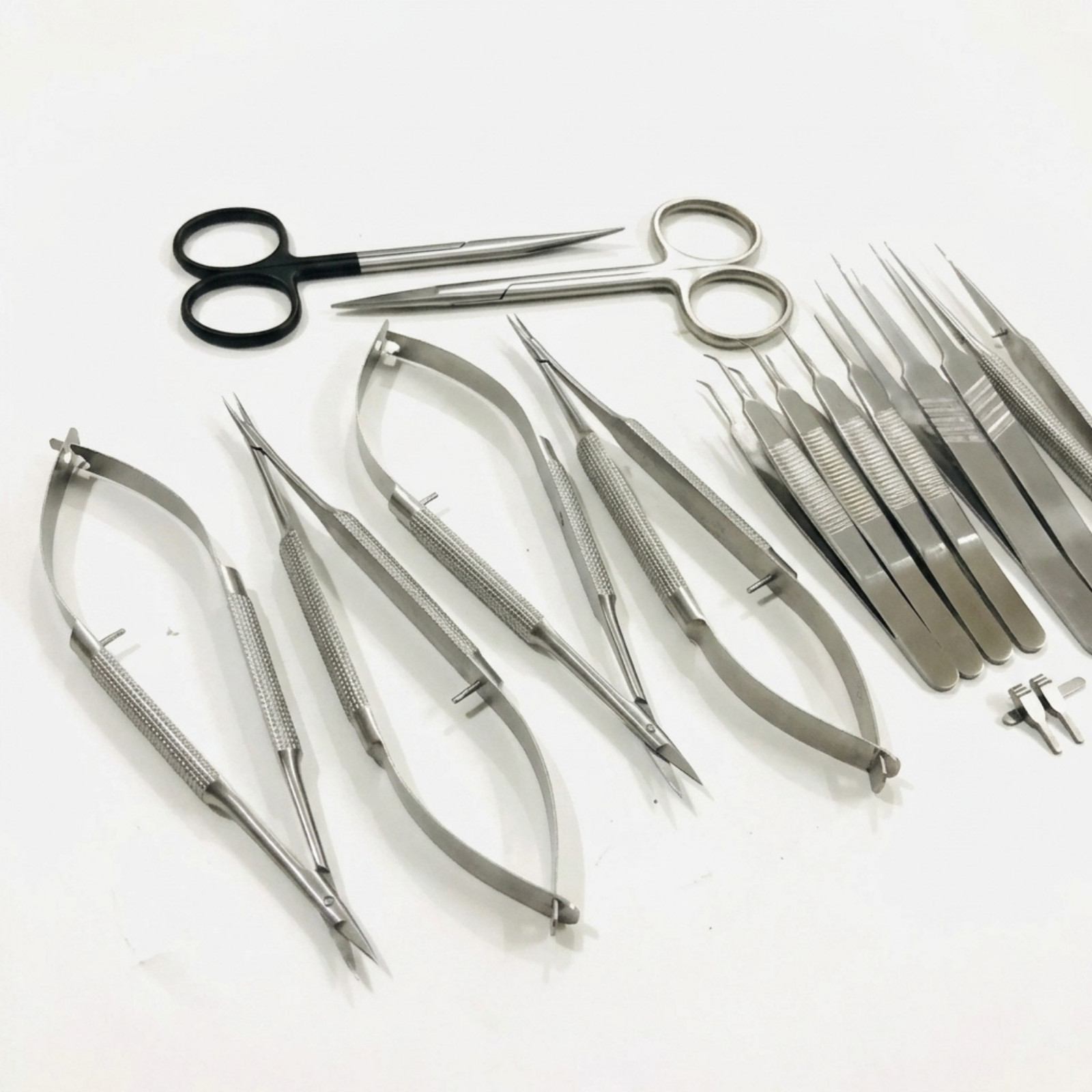 Hand Surgery Basic 17 PCS Set of Micro Surgical Instruments Stainless steel kit
