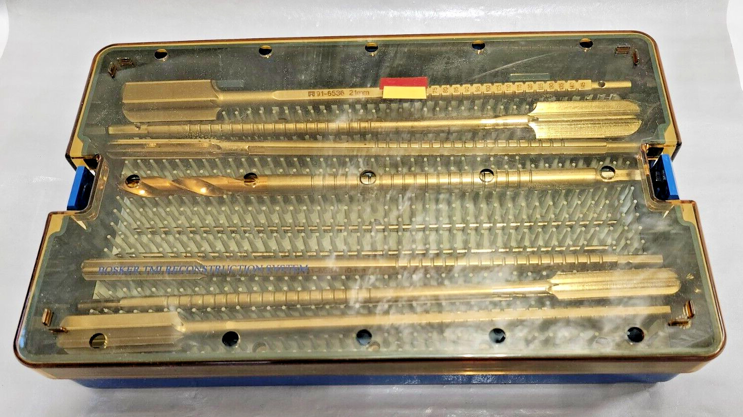 Lot of 6 HIP REAMERS w/ Rings, 2 GUIDE PINS, 1 GOLD TIP REAMER -Cpics4best Info