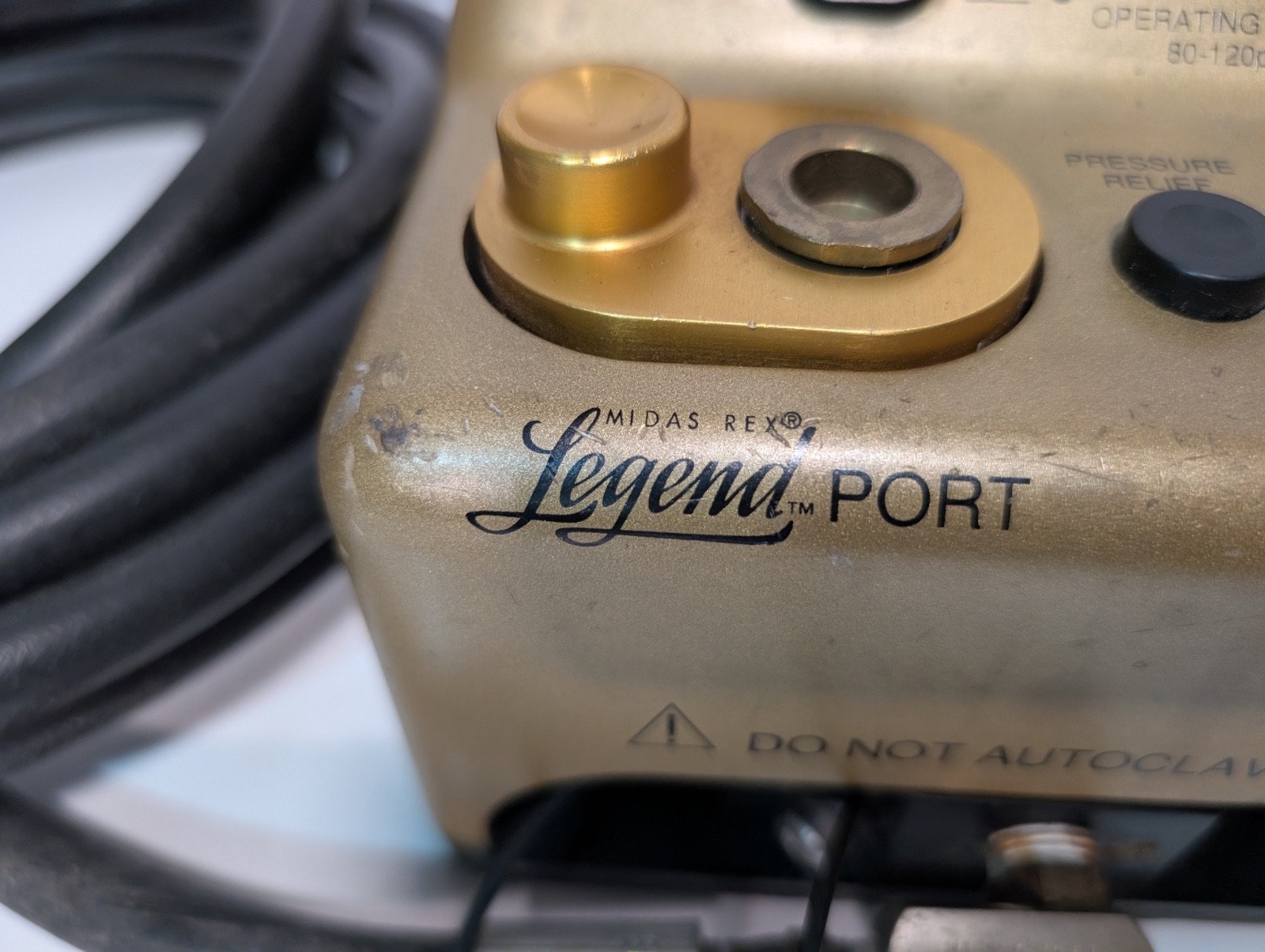 Medtronic Midas Rex Legend-Port Triton-Port Pneumatic Control Footswitch