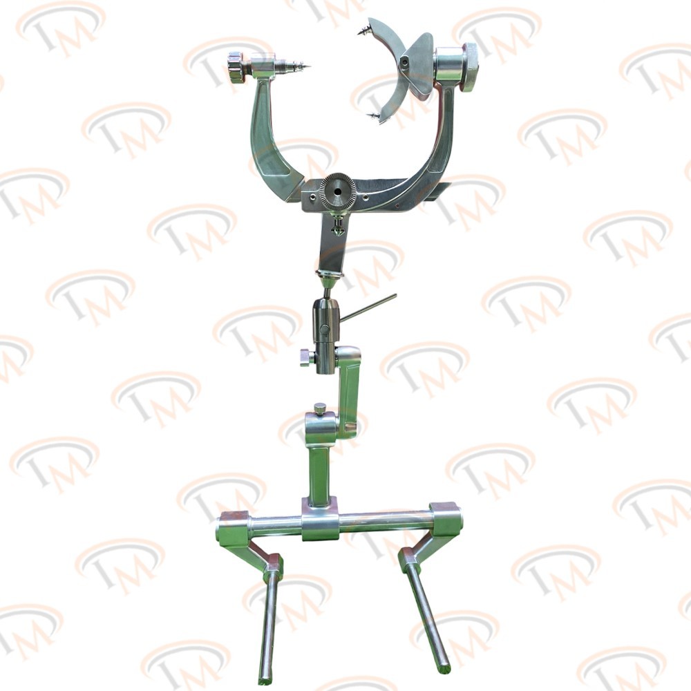 Mayfield Spine Surgery Table Adapter with Skull Clamp Silver Coating