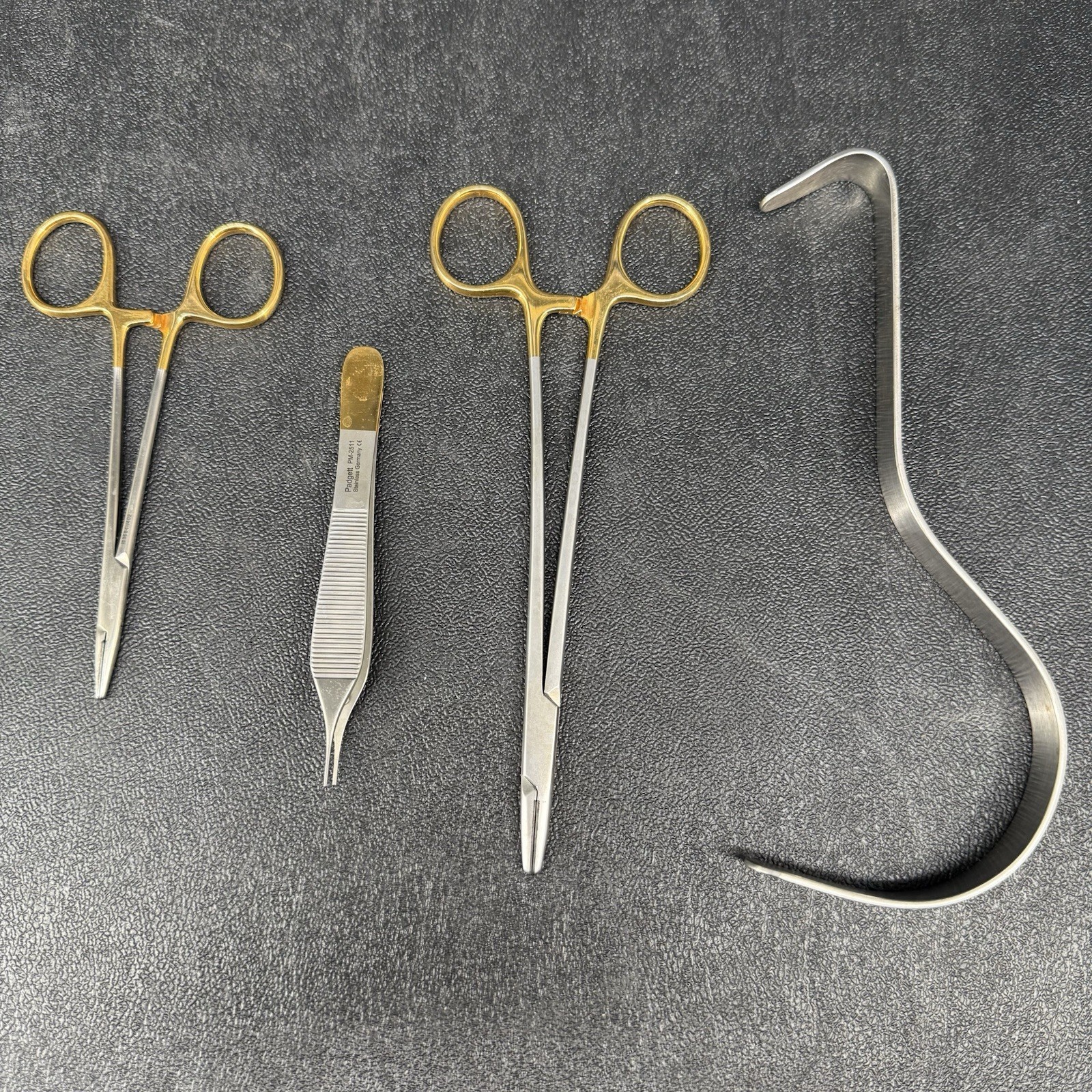 Padgett And Miltex Gold Lot Of 4 Pieces Surgical Specialty Instruments