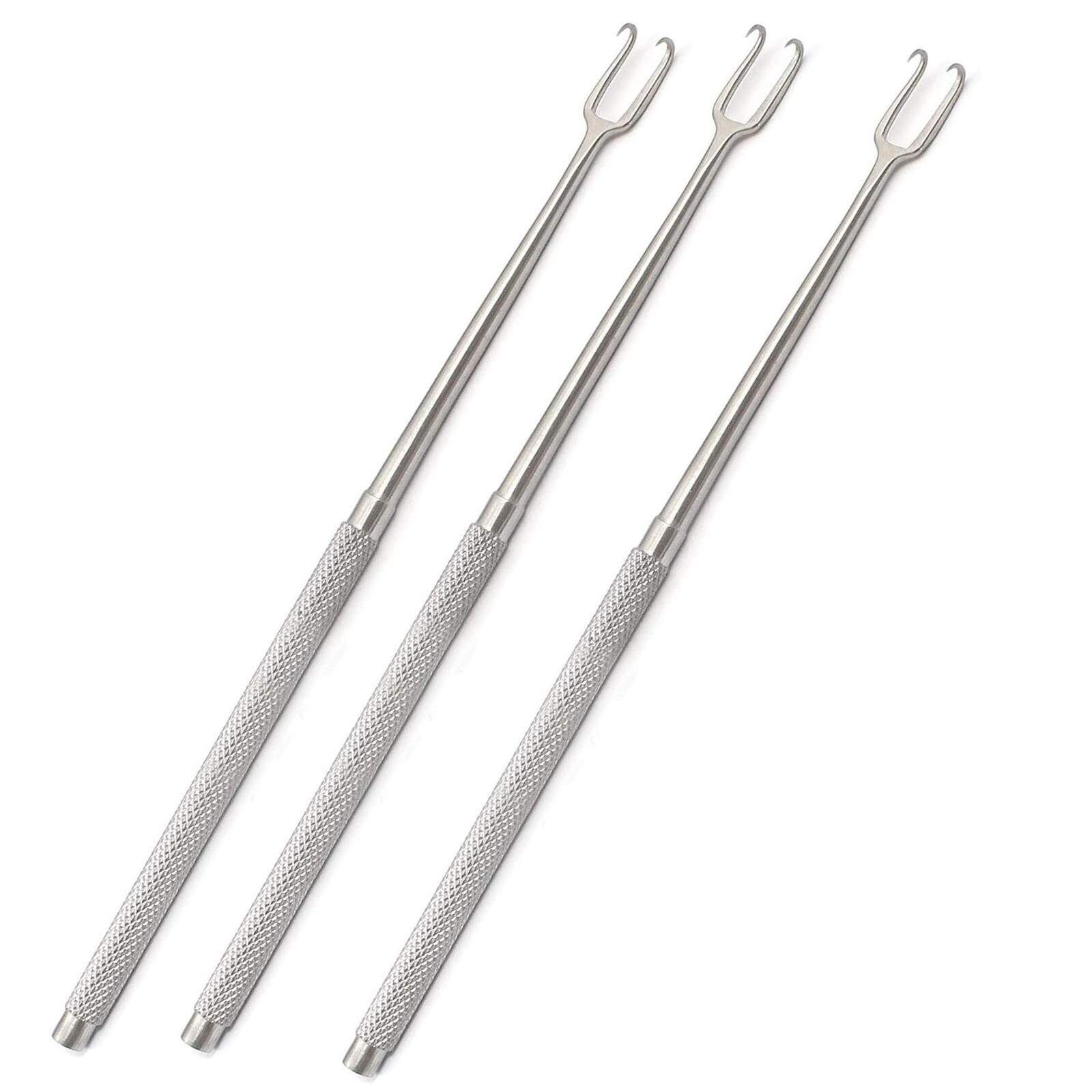 3 Double 2 Prong Joseph Skin Hook 6.25″ 5MM Dermal Surgical Instruments