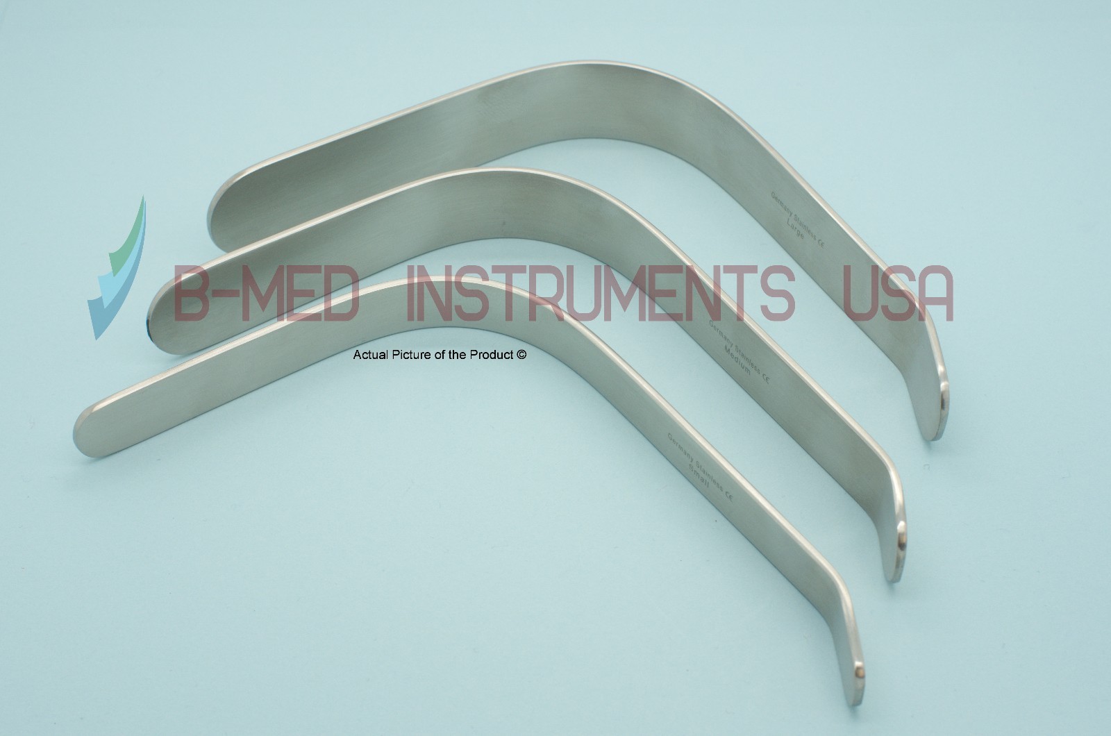 Set of 3 OR Grade Andrews Tongue Depressor Surgical Dental Oral Instruments