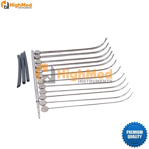 USL Urethral Dilator Set Dilation Probes -set of 12- 1.8mm to 6.9mm diameter