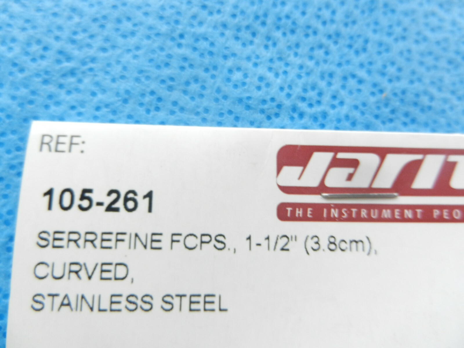 Jarit Surgical Ophthalmic Serrefine Forceps 105-261 NEW!