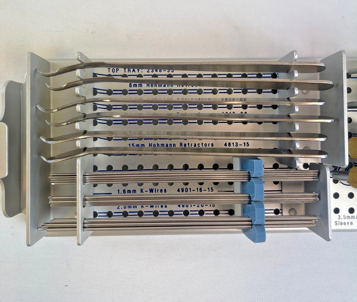 Zimmer 2348-30 Periarticular Instrument Set w/ 2348-40-50 Fibula Set Orthopedics