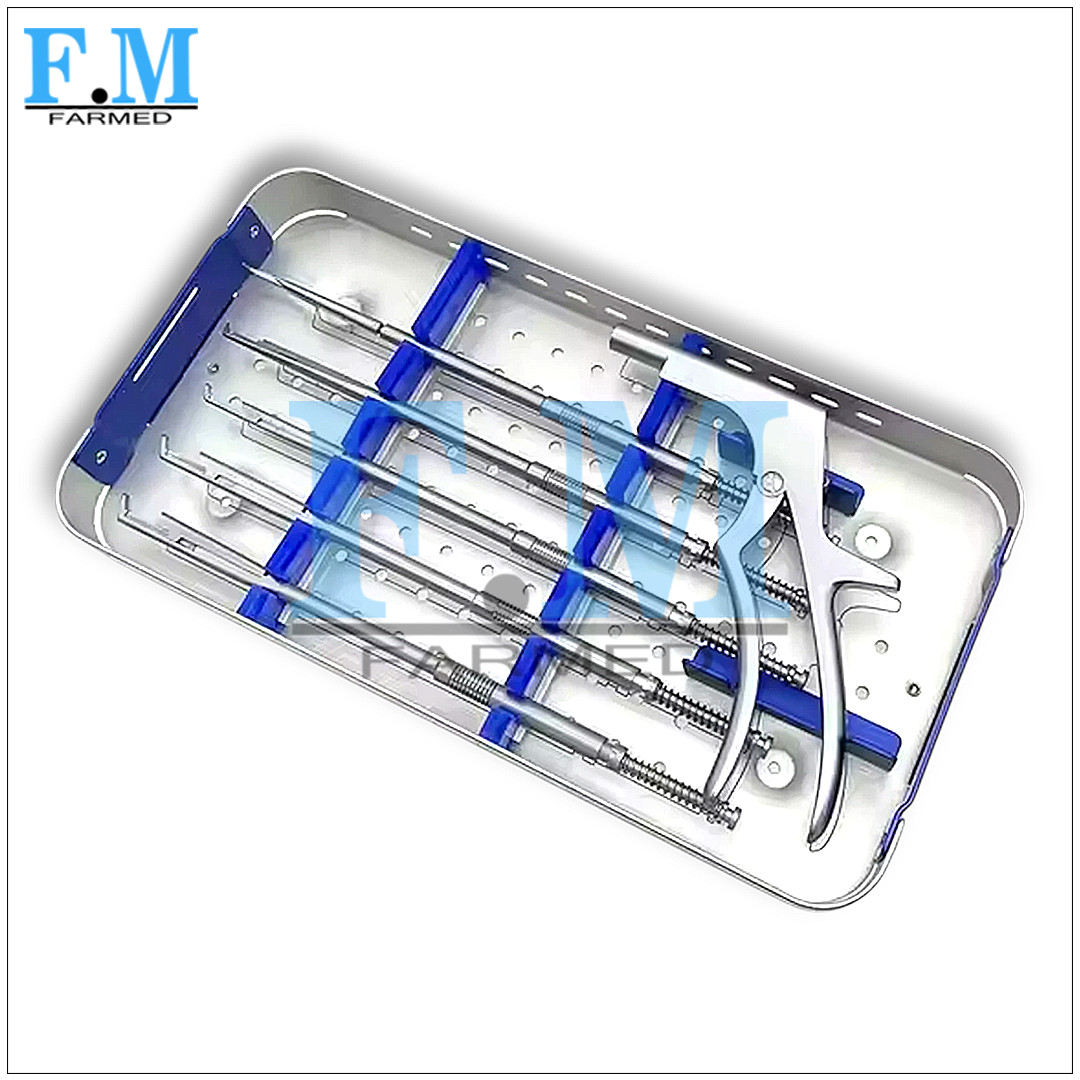 Interlaminar Kerrison Rotating Rongeur Set Spine Surgery Orthopedic Instruments