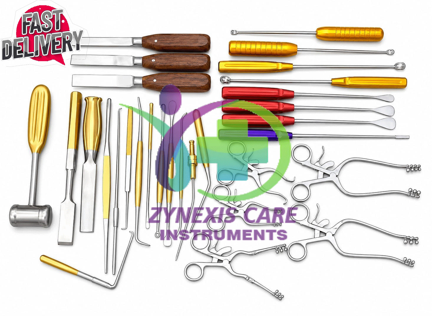 Spine Laminectomy Set Of 30 Pcs Orthopedic Instruments