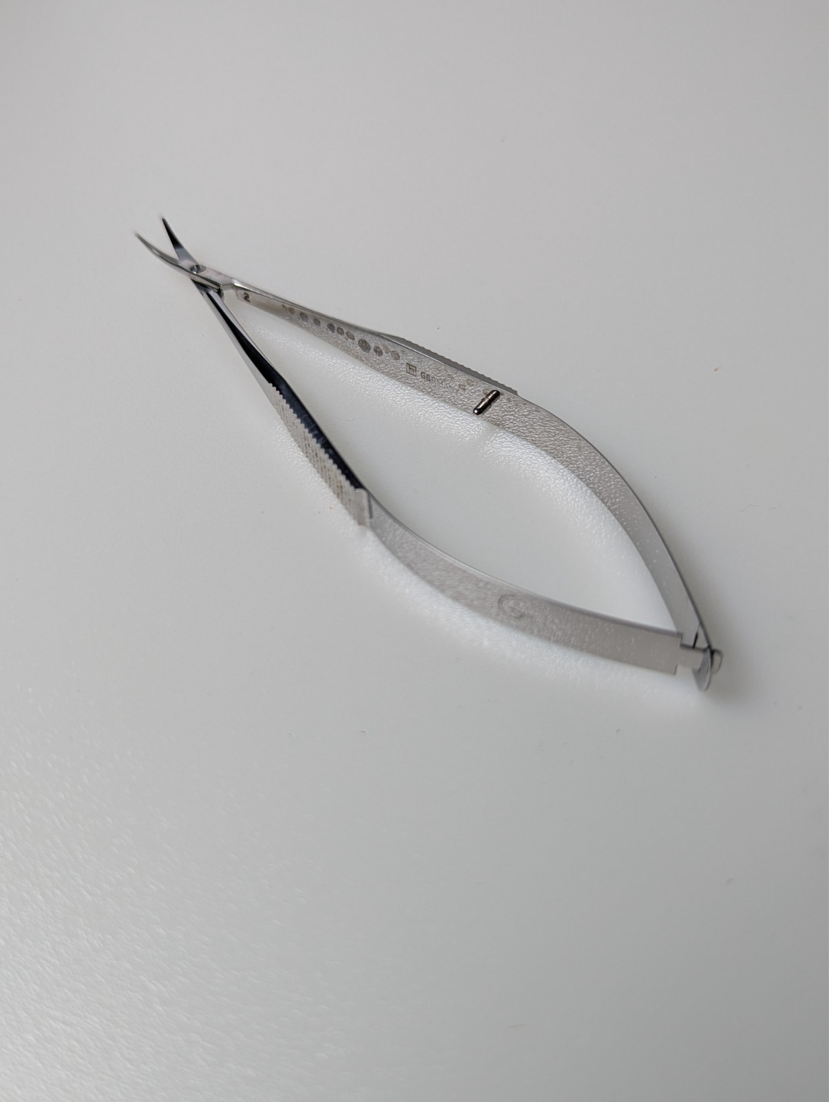 Vintage Storz Ophthalmic Scissors E3218/R Germany Stainless