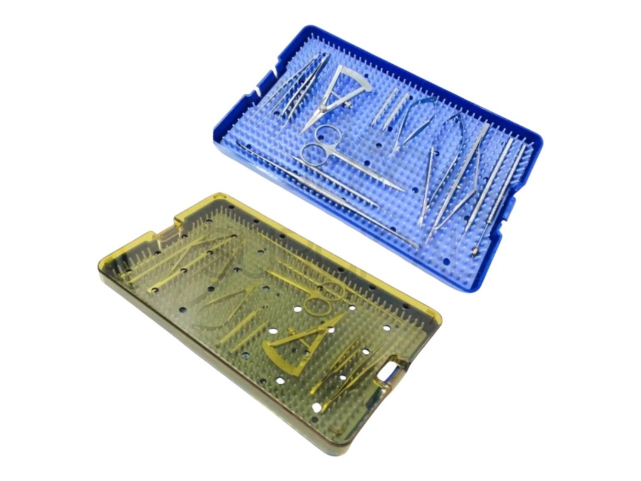 Glaucoma Surgical Instruments Kit Set with Silicone Tray | Ophthalmic SS made