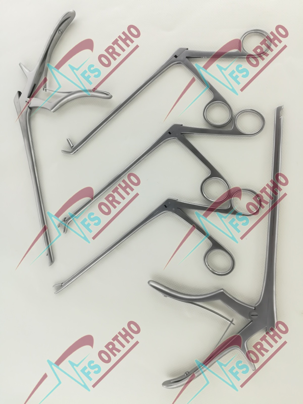 Ferris-Smith Kerrison Punches & Rongeur Forceps Set of 5 Pcs Orthopedic