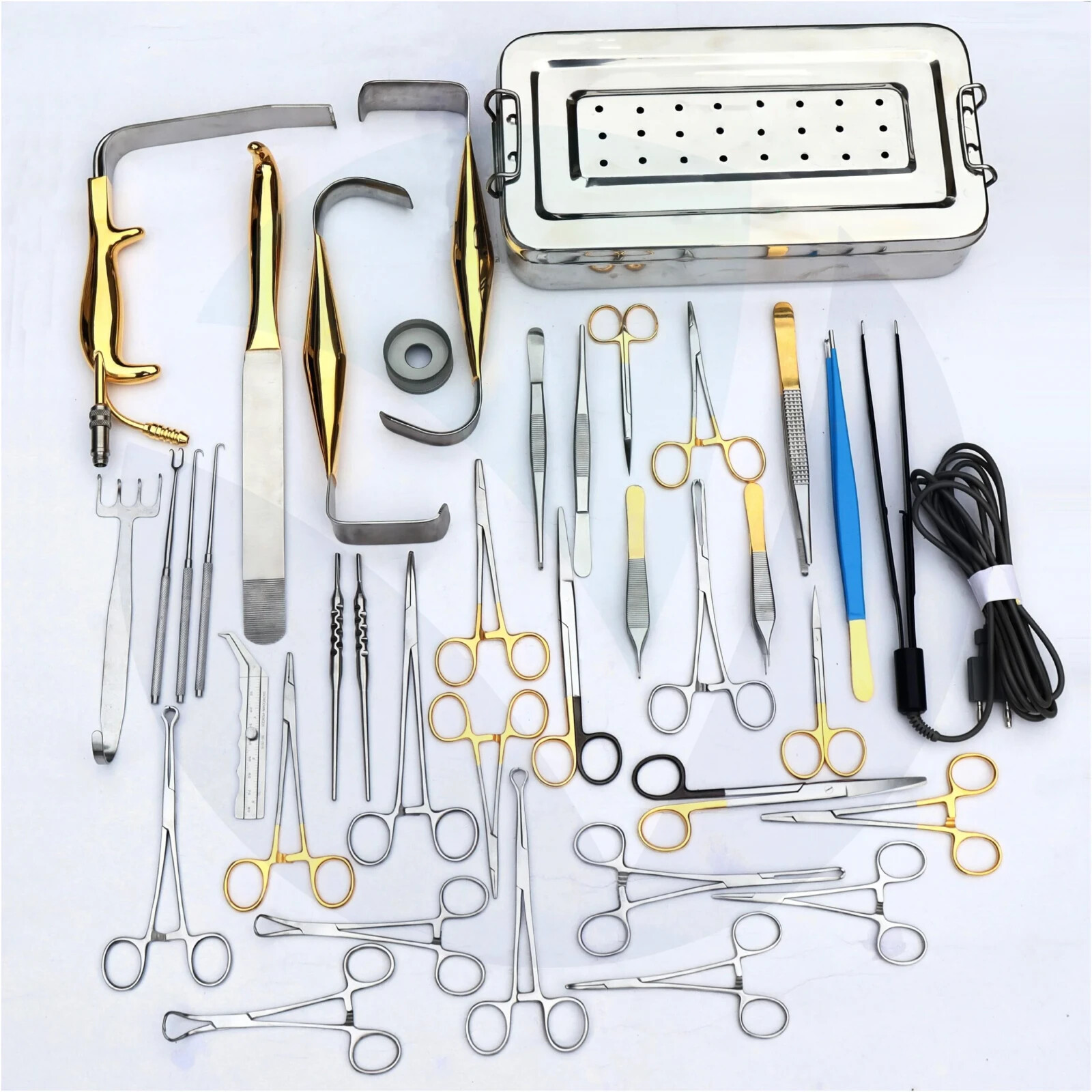Tebbetts Breast Surgery Instruments Set of 43 PCs, Breast Augmentation Set