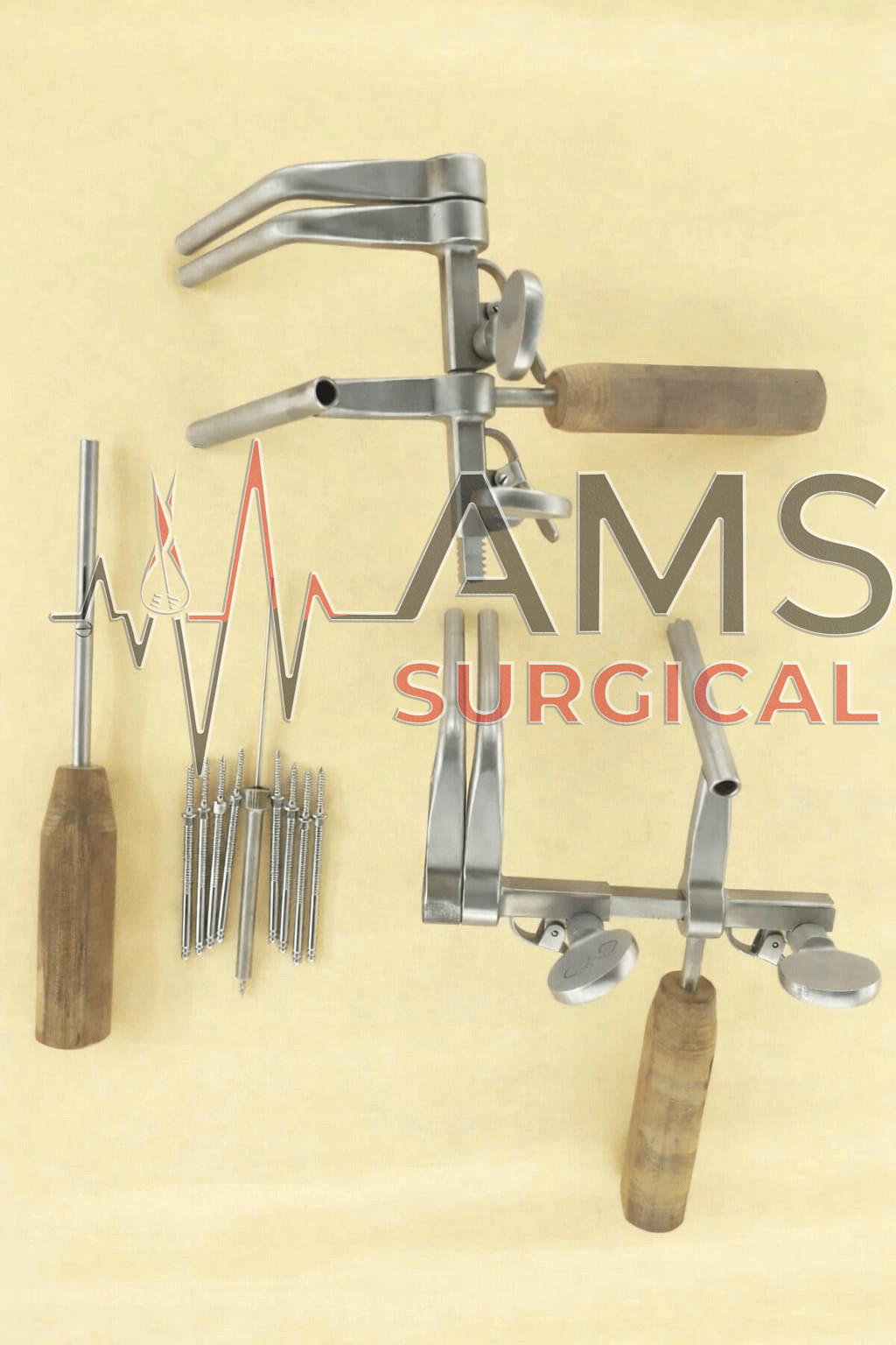 Caspar Cervical Distractor With Screws Driver Set Neurosurgical Orthopedic 12Pcs