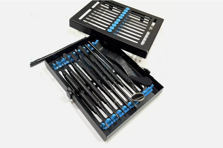 Micro Periodontal Oral Surgery Kit Surgical Instruments Black