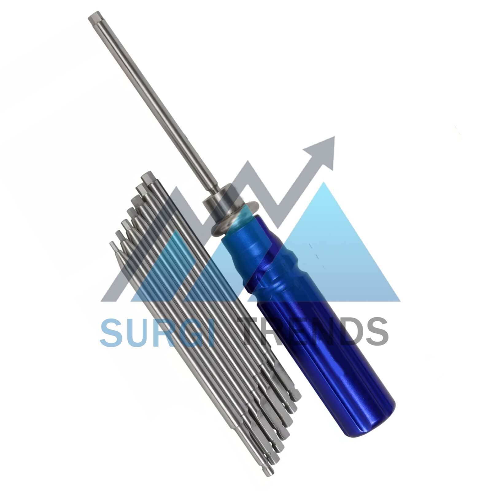 Orthopedic Bone Screwdriver Set With Quick Coupling Handle Surgical Instruments