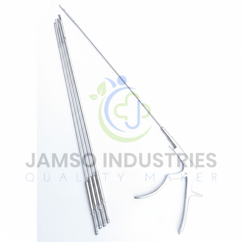 INTERLAMINAR SPINE ENDOSCOPIC RONGEUR SET – 1 mm TO 5 mm BITE SIZES | SPINAL SUR