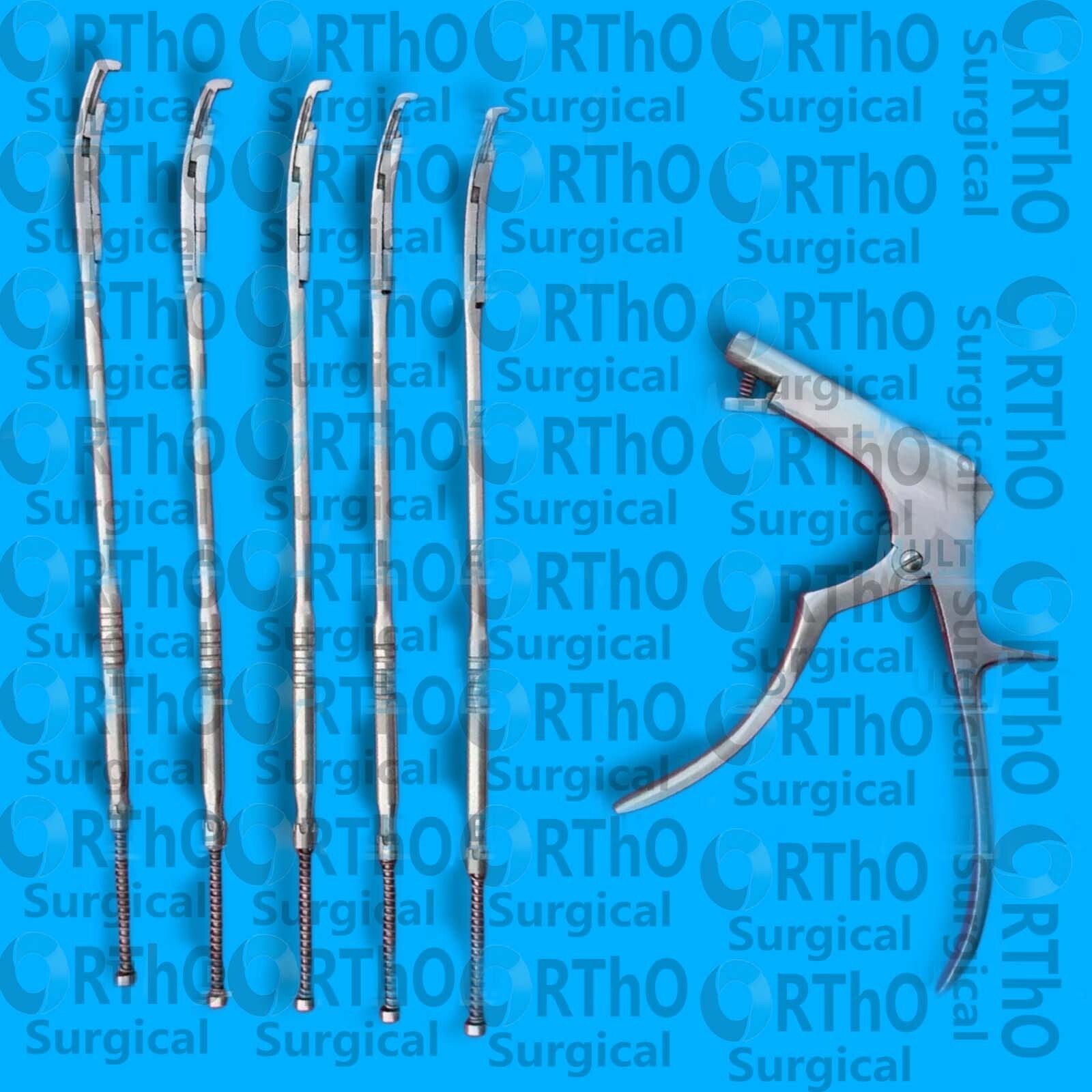 Interlaminar Kerrison Rongeur Angled Spine Surgery Orthopedic Instruments Kit