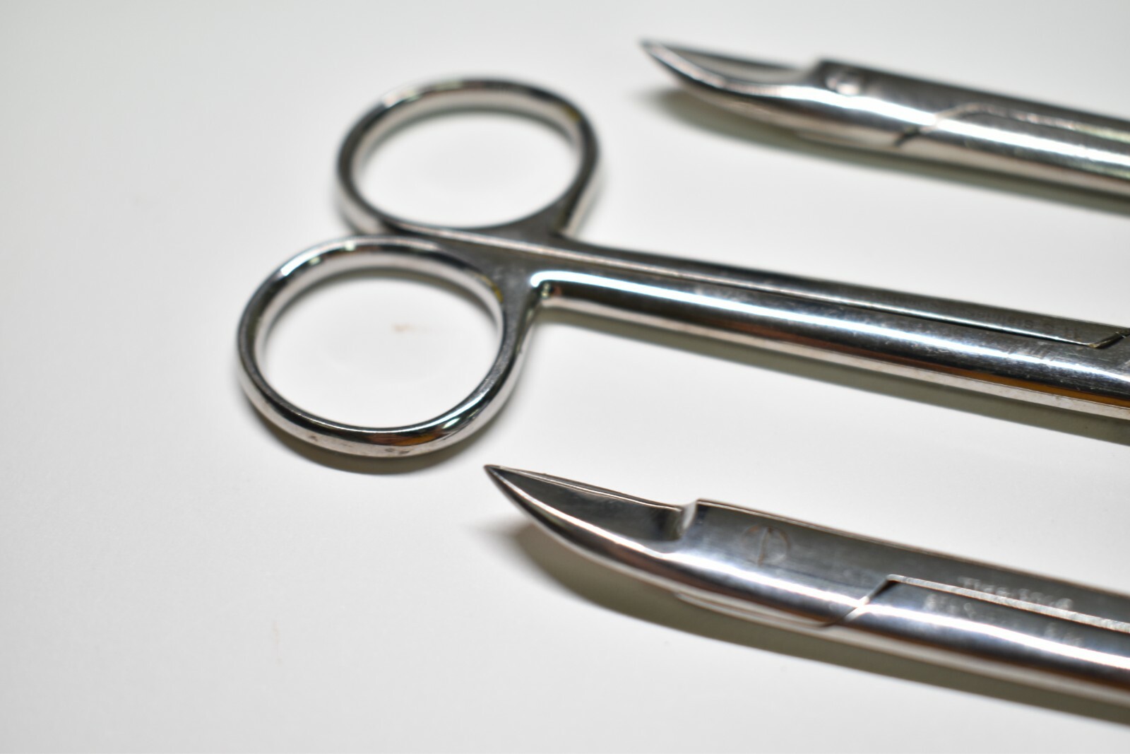 Dental Oral Surgery Orthodontic Wire Cutting Scissors 4 1/4″ Curved Blade 3 PCS