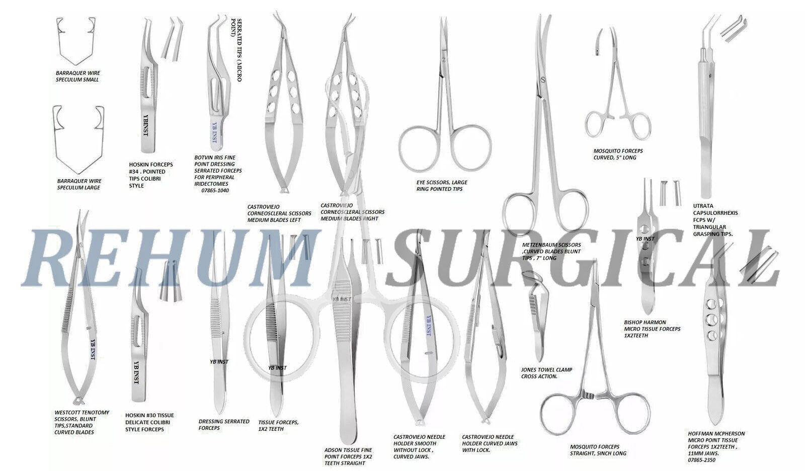 21X EYE MICRO MINOR SURGERY SURGICAL OPTHALMIC INSTRUMENT STUDENT SURGICAL INSTR