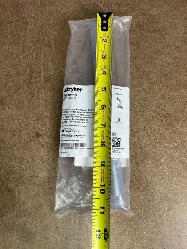 Stryker Q Pedicle EN(Q) Navigation Adaptor Calibration Tool 4810-0020 New