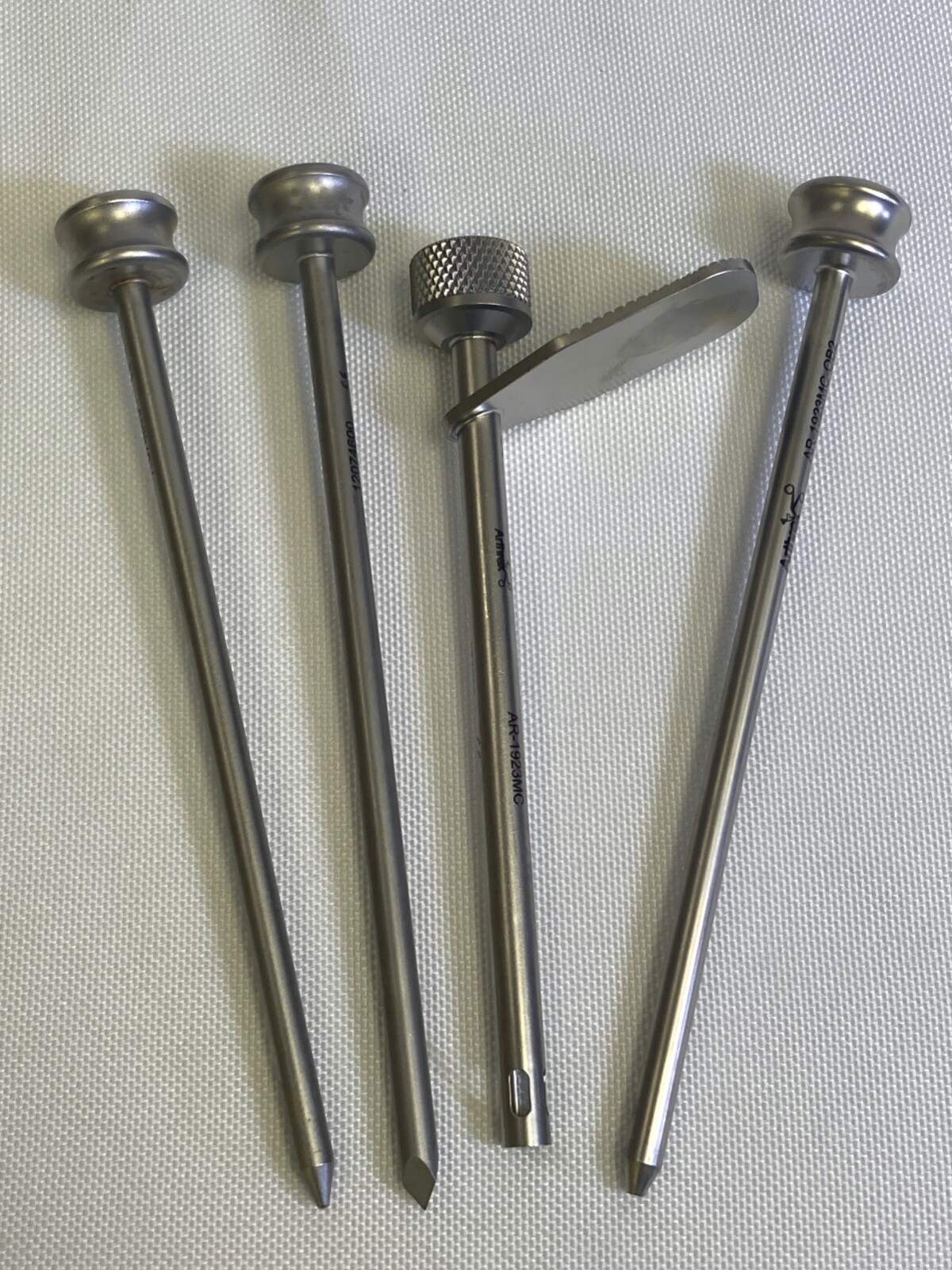 Arthrex AR-1923MC Metal Cannula w/ 3 Obturators f/ 2.4mm & 2.9mm PushLock Ortho