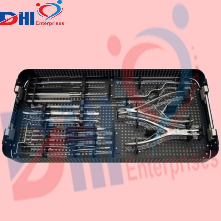 Orthopedic Cervical Spinal Surgery Instrument Set With Alminum Box Quality A+ DH