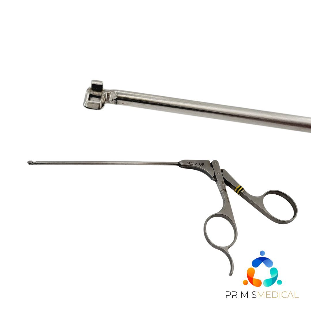 Linvatec Shutt 41.1002 90° Rotary Left Square Tip Arthroscopy Forceps 9-1/8″