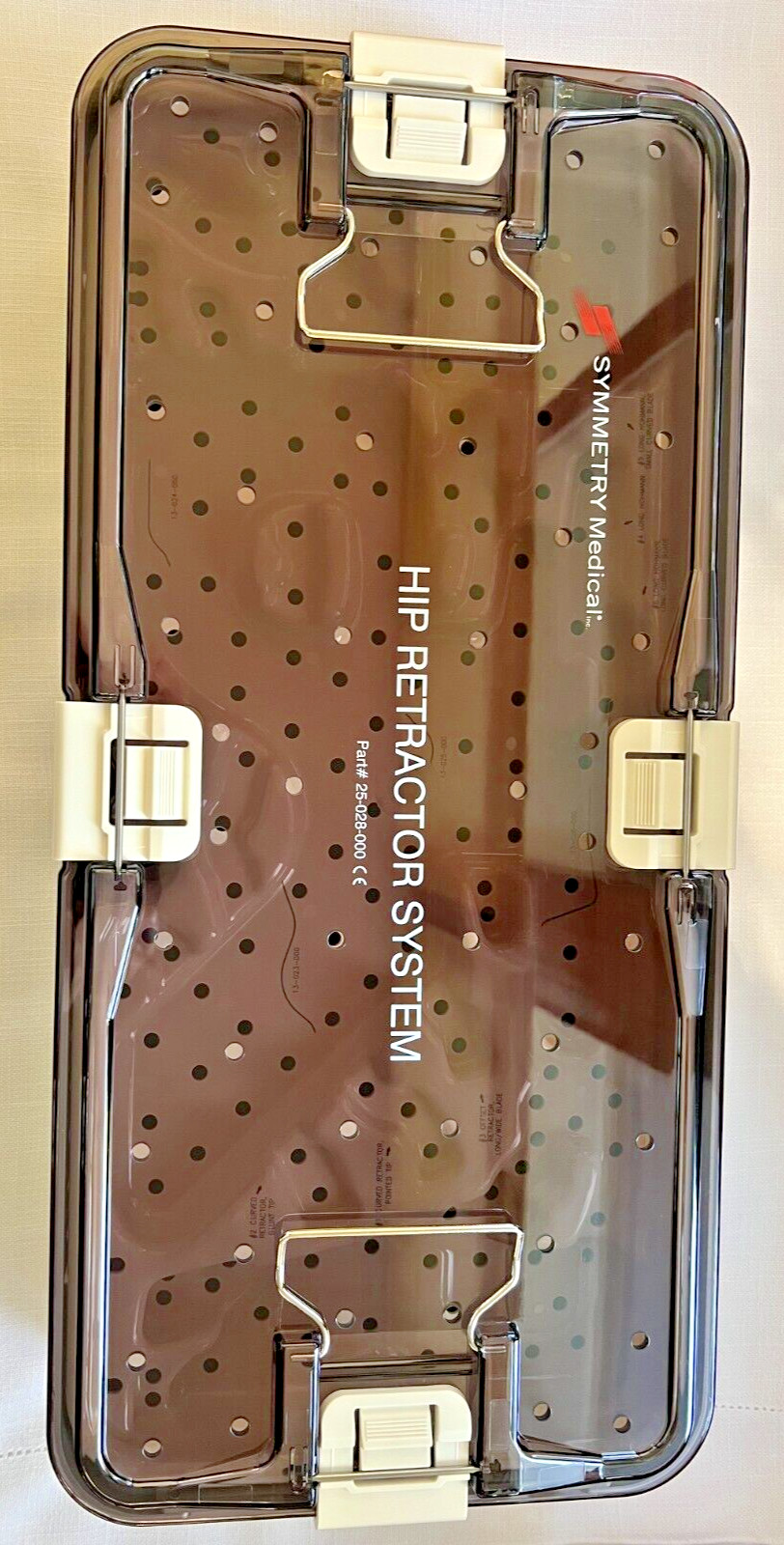 NEW Symmetry Surgical MIH Hip Retractor case Reference # 25-028-000 Empty Case