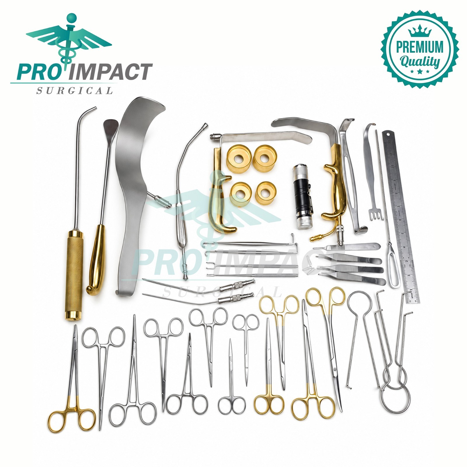 Breast Augmentation Set Of 40 Pcs Plastic Surgery Surgical Instrument