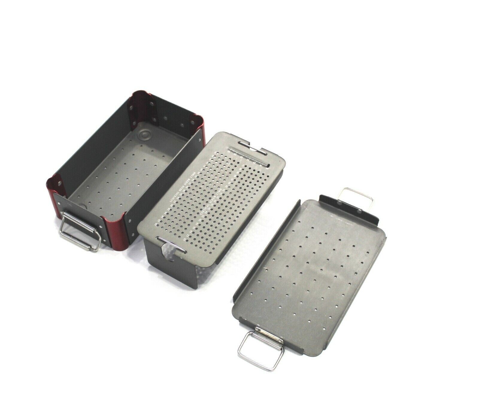 Orthopedic Empty Case Box For 2.7 mm Cortical Screw Surgical Instrument