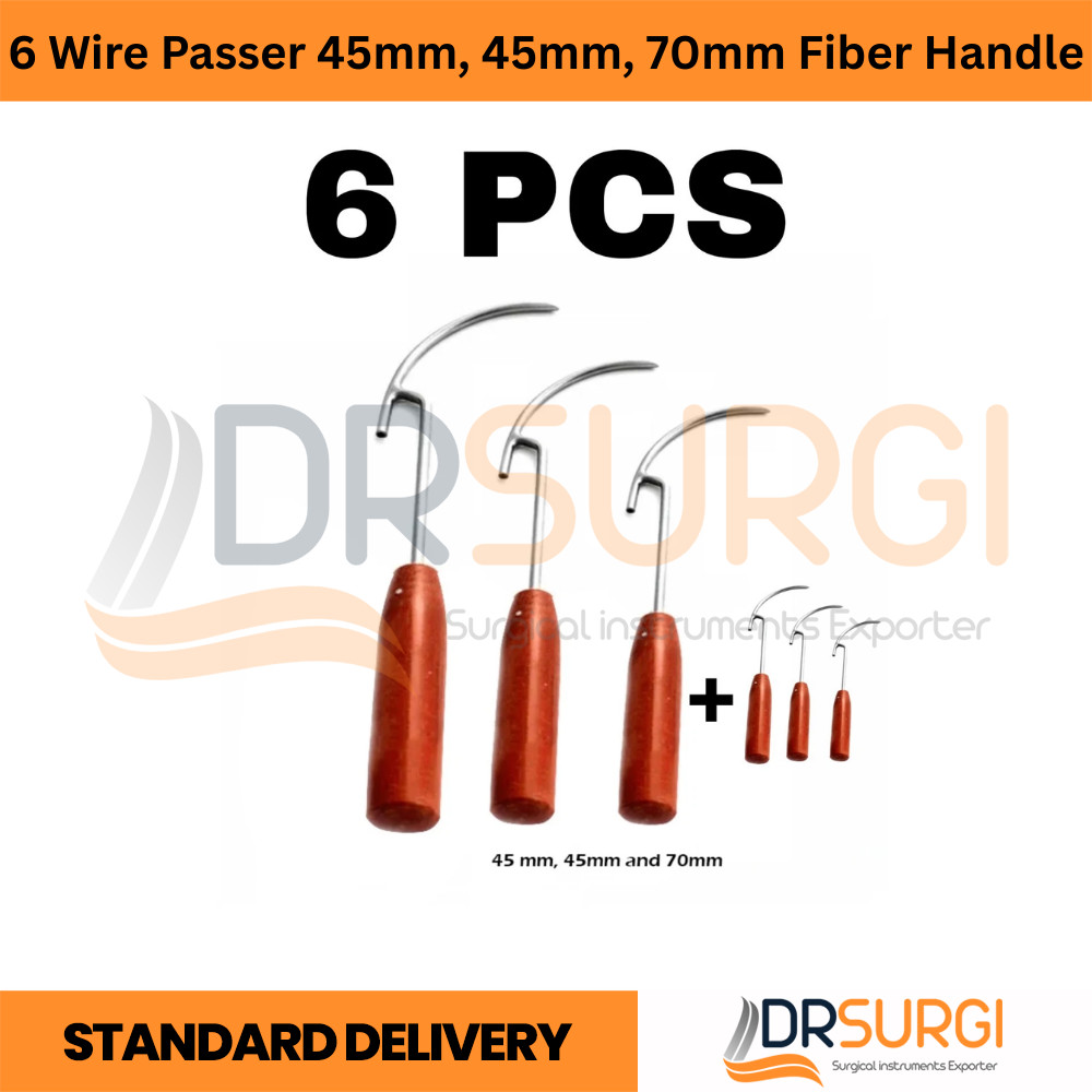 6 Wire Passer 45mm, 45mm, 70mm Fiber Handle