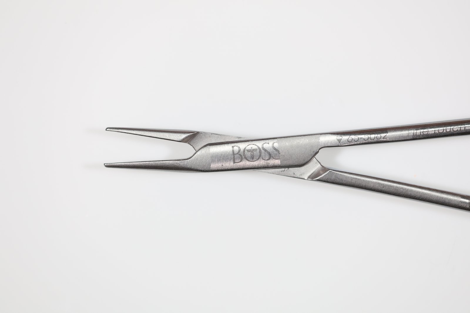 Boss 65-5082 Fine Touch Micro Needle Holder, Straight, Smooth, 7-3/8in