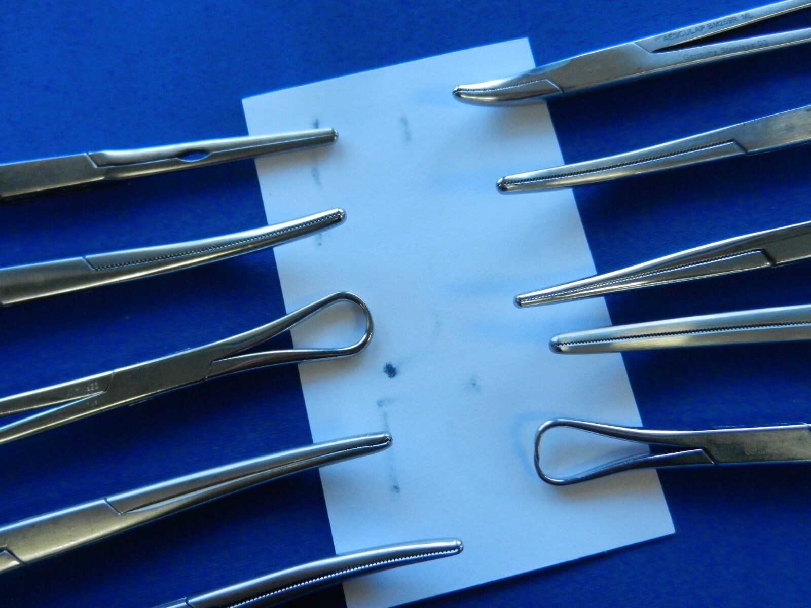 E695 Aesculap Jarit Codman Lot of 10 Forceps 19.5-22cm Overall Length