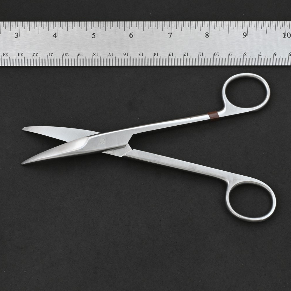 Aesculap BC557R Mayo Dissecting Scissors Curved B/B 6¾ in Beveled Blade