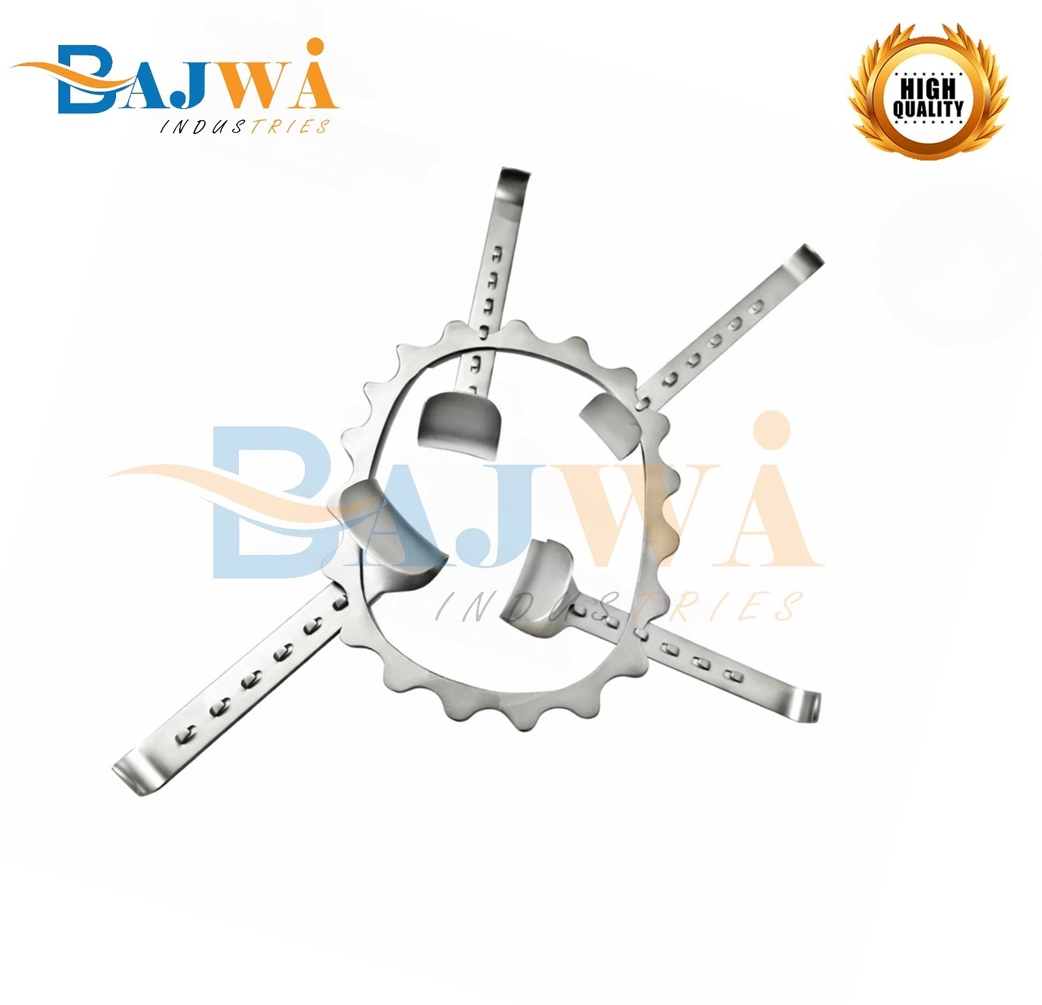 Turner Warwick Ring Retractor With 4 Blades OR Grade Urethroplasty