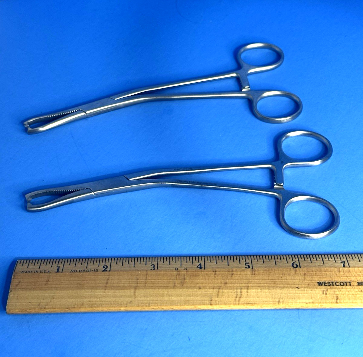 (Lot of 2) Jarit 270-175 Dingman Cartilage Clamp Delicate 7-1/2′