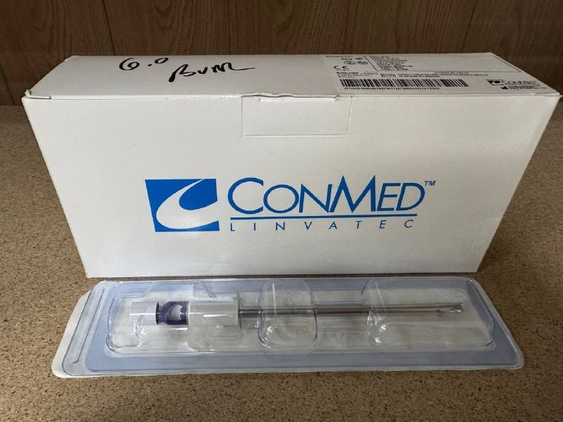 Box of 6 ConMed Linvatec H9102 Oval Bur, 6.0mm in date 2027-09-29