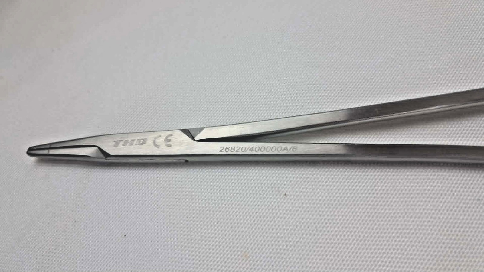 THD 26820 Surgical Needle Holder Serrated Tips 8″ Length
