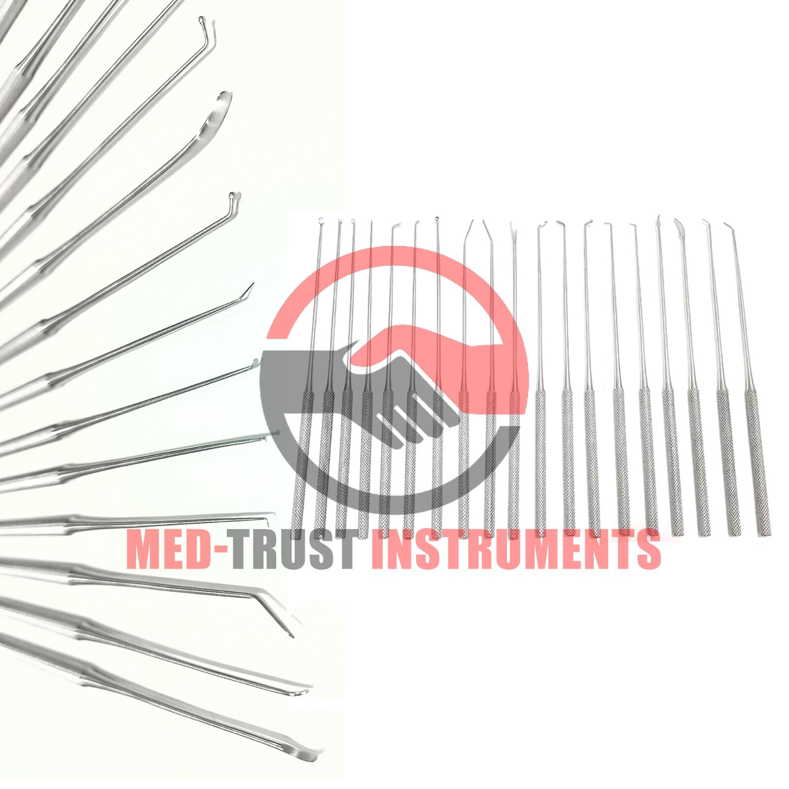 Rhoton Micro Dissectors Set of 20 Pcs Neurosurgery Instruments Stainless Steel