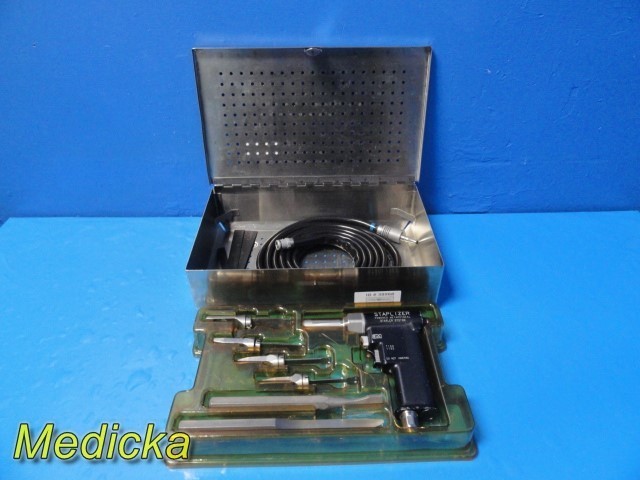3M STAPLIZER Powered Metaphyseal Stapler System W/ Attachments, Hose, Case~38968