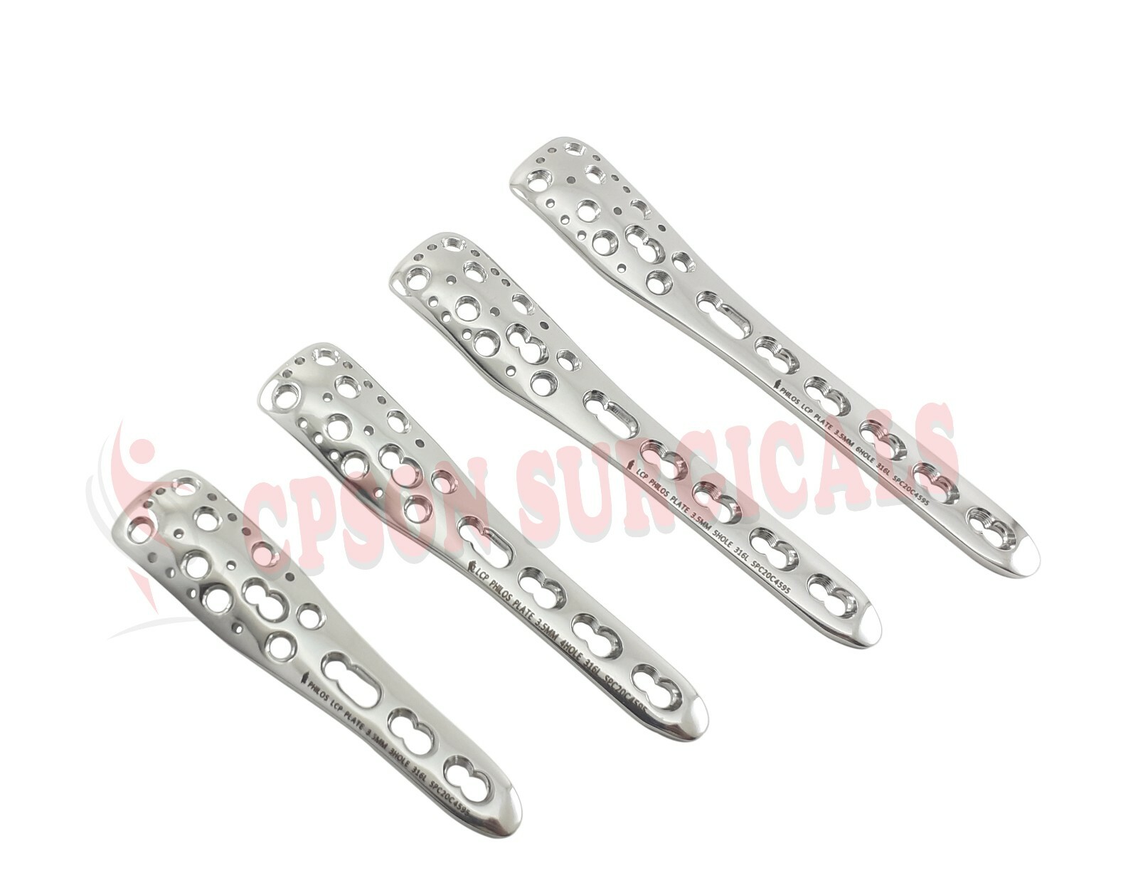 Veterinary Philos Plate 3H to 6H – Pair of each & 3.5mm LCP Screw- 110pcs SS