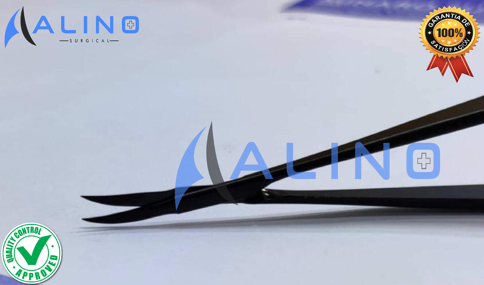 18cm Kamiyama Type Micro Scissors For Neurosurgery Plasma Coated Straight Handle