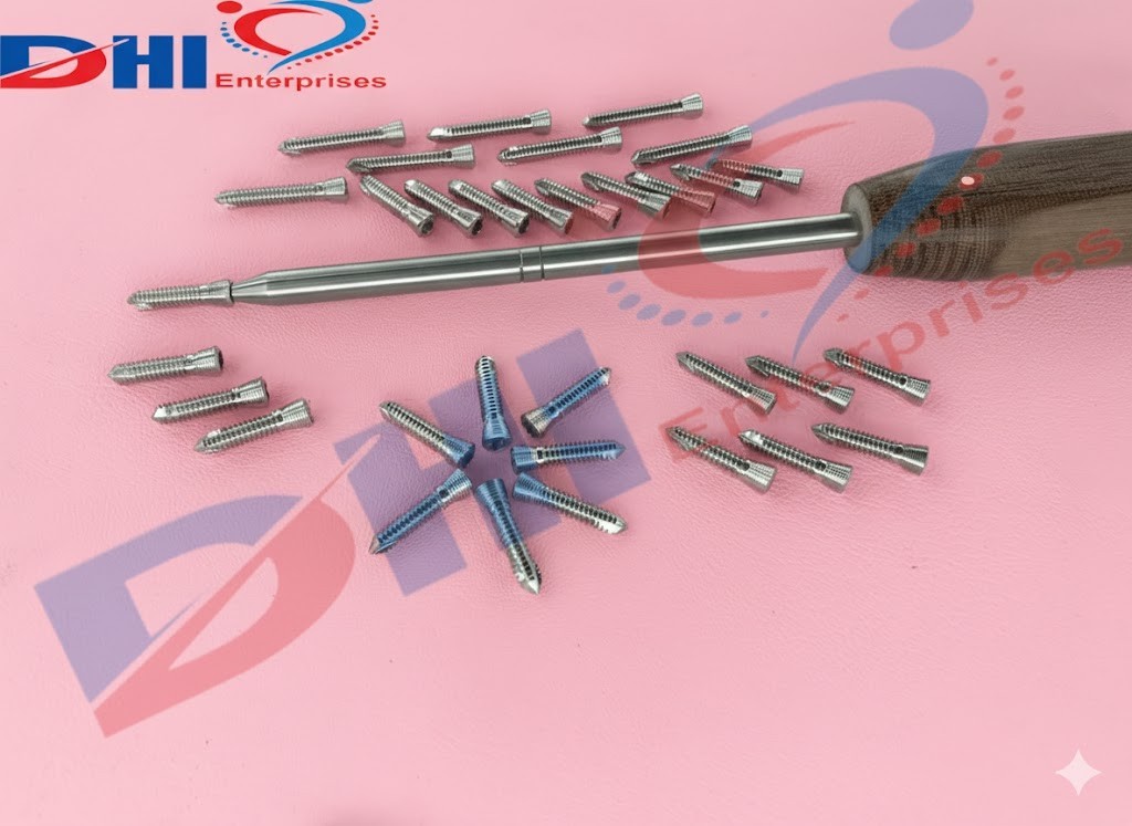 2.7 mm Locking Screws Self Tapping Set Of 220 Picecs Orthopedic Instruments DHI